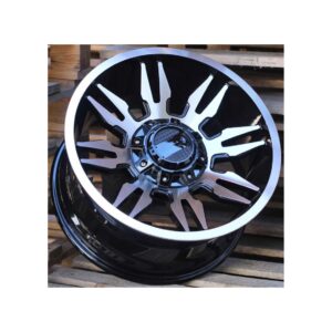 4x4 1737 9x18 6x114.3 ET0 Black Face Machined