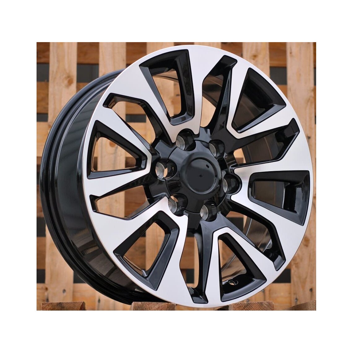 4x4 1743 7x16 6x139.7 ET30 Black Face Machined