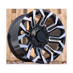 4x4 1799 9x17 6x114.3 ET0 Black Face Machined