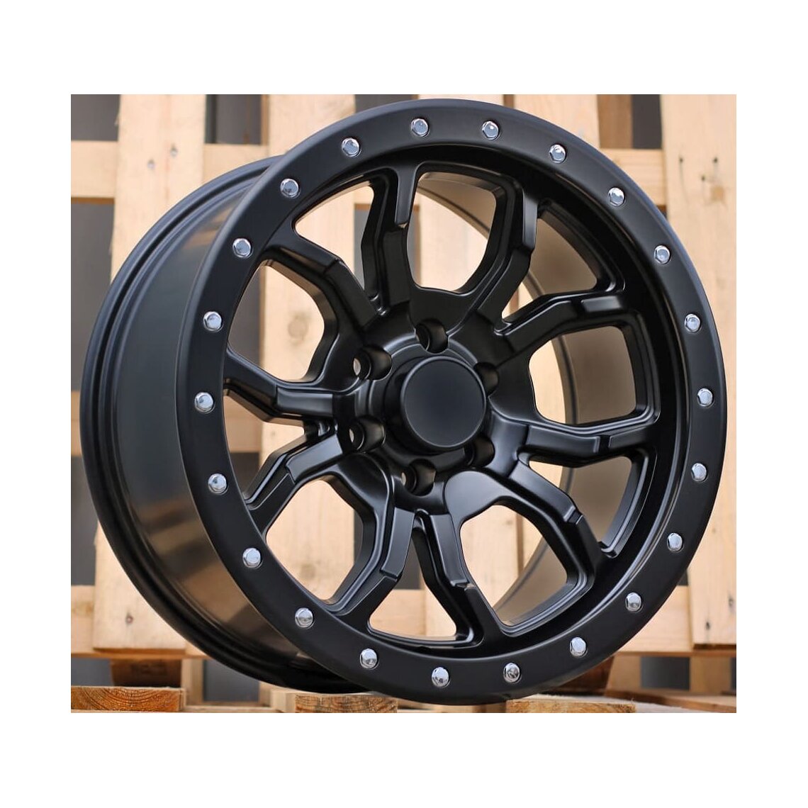 4x4 1898 9x17 6x114.3 ET0 Black Matt