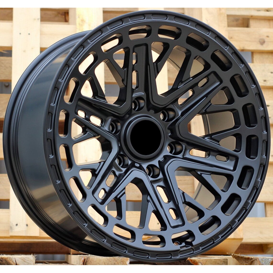 4x4 206 9x18 6x139.7 ET0 Black Matt