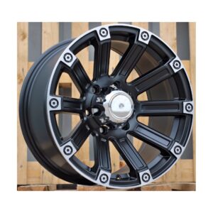 4x4 210 8.5x17 6x139.7 ET0 Black Matt Lip