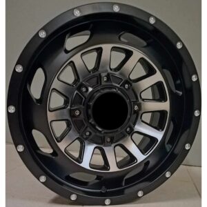 4x4 2144 9x17 6x114.3 ET0 Black Matt Face Machined