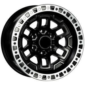 4x4 21759x17 6x139.7 ET-24 Black Matt Lip