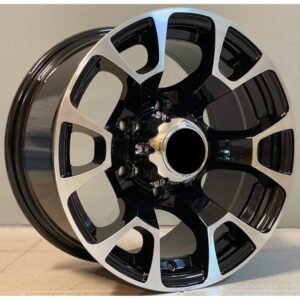 4x4 254 8x15 6x139.7 ET0 Black Face Machined