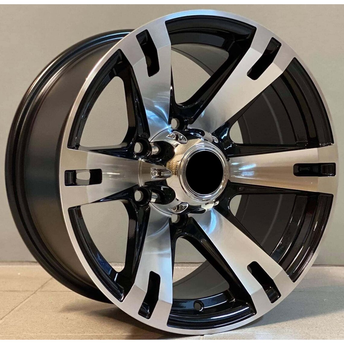 4x4 311 8x16 6x139.7 ET0 Black Face Machined
