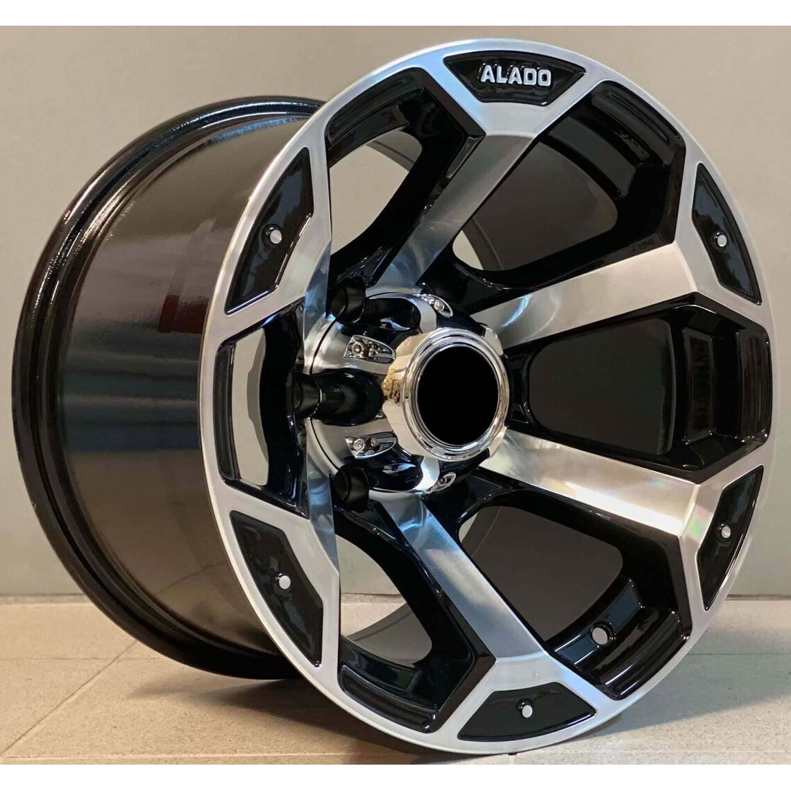 4x4 321 10x15 6x139.7 ET-44 Black Face Machined