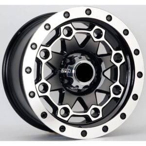 4x4 3344 9x17 5x114.3 ET0 Black Face Machined