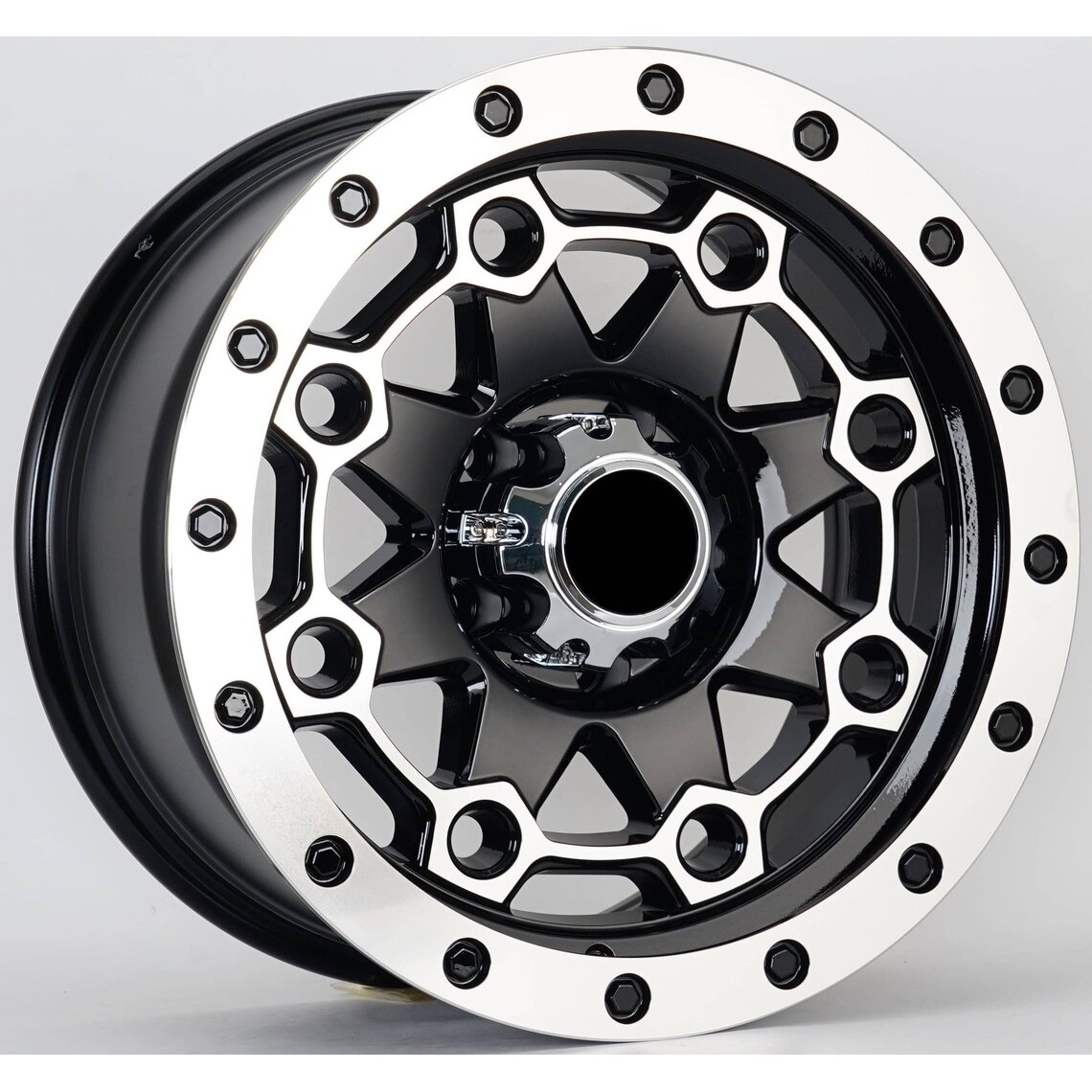 4x4 3344 9x17 5x127 ET0 Black Face Machined