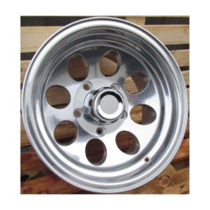 4x4 50 8x15 5x139.7 ET-27 Silver Face Machined