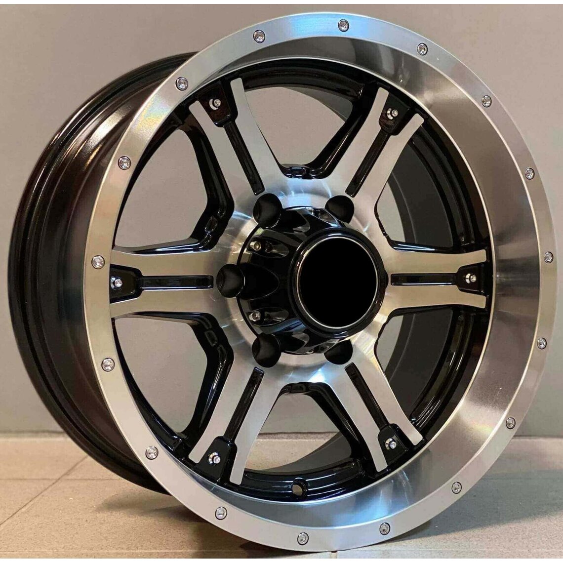 4x4 5031 8x16 6x139.7 ET-20 Black Face Machined