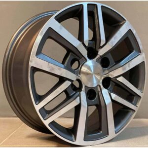 4x4 5075 7.5x17 6x139.7 ET25 Gun Metal Face Machined