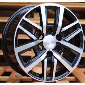 4x4 5075 7.5x18 6x139.7 ET25 Black Face Machined