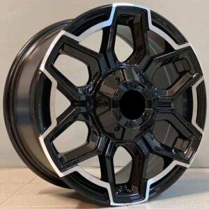 4x4 5260 8x17 5x114.3/127 ET20 Black Face Machined