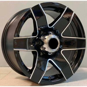 4x4 5304 8x16 6x139.7 ET-15 Black Face Machined