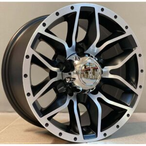 4x4 5307 8x15 6x139.7 ET0 Black Matt Face Machined