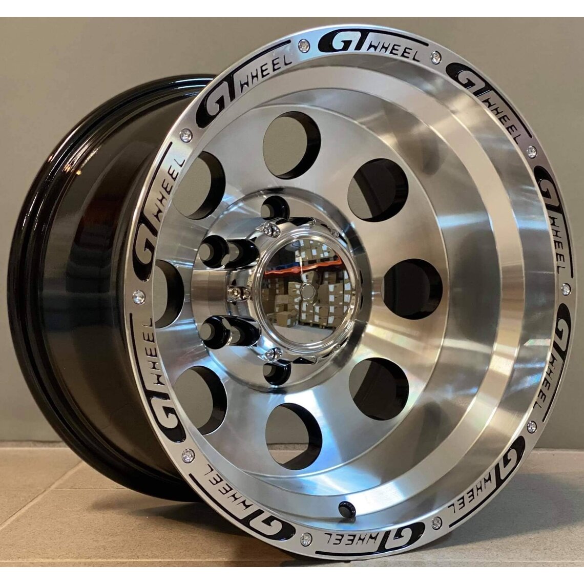 4x4 531 10x15 6x139.7 ET-44 Black Face Machined