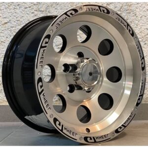 4x4 531 8x15 5x114.3 ET0 Black Face Machined