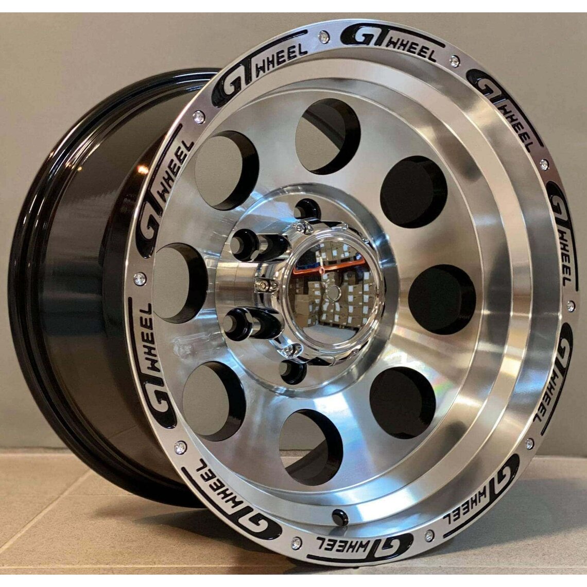4x4 531 8x15 6x139.7 ET0 Black Face Machined