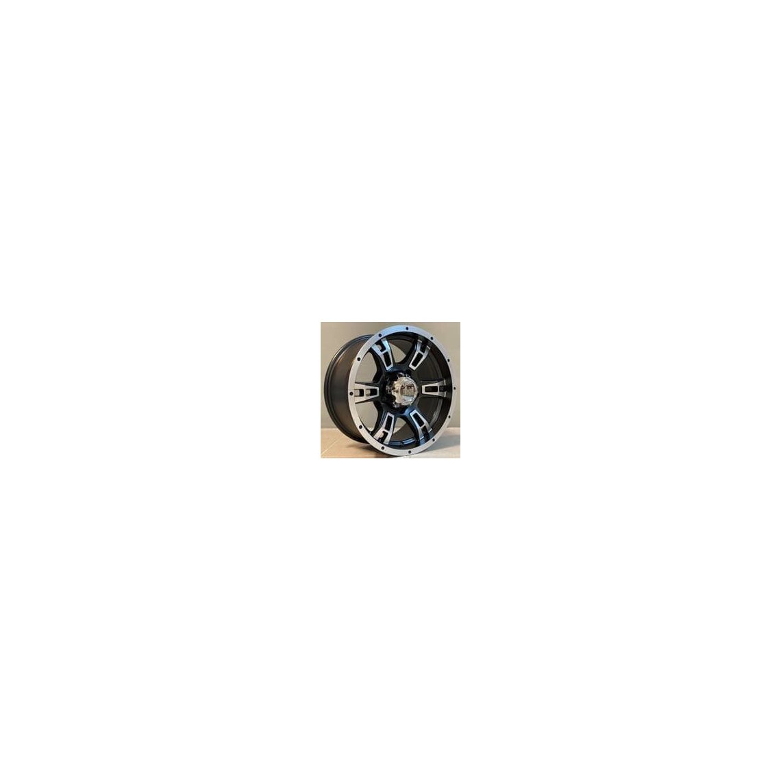 4x4 5317 8x16 5x139.7 ET0 Black Matt Face Machined
