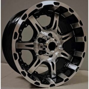 4x4 5763 8x16 5x114.3 ET-10 Black Face Machined