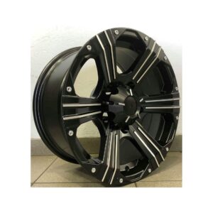 4x4 6040 8x16 5x139.7 ET0 Black Matt Face Machined