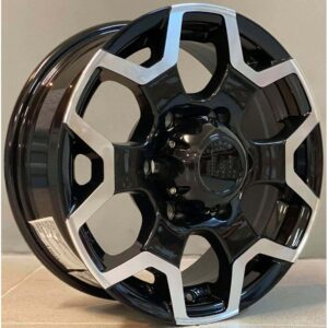 4x4 6049 6x15 6x139.7 ET26 Black Face Machined
