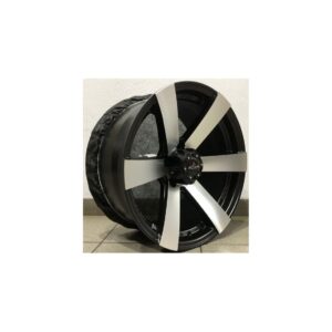 4x4 6091 8.5x17 5x114.3 ET20 Black Matt Face Machined