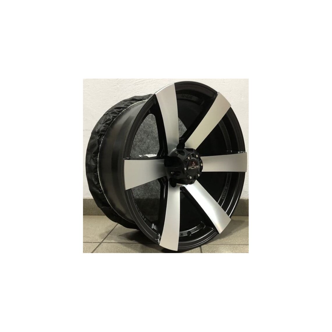 4x4 6091 8.5x17 5x114.3 ET20 Black Matt Face Machined