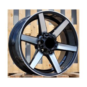 4x4 6112 9x20 6x139.7 ET10 Black Face Machined
