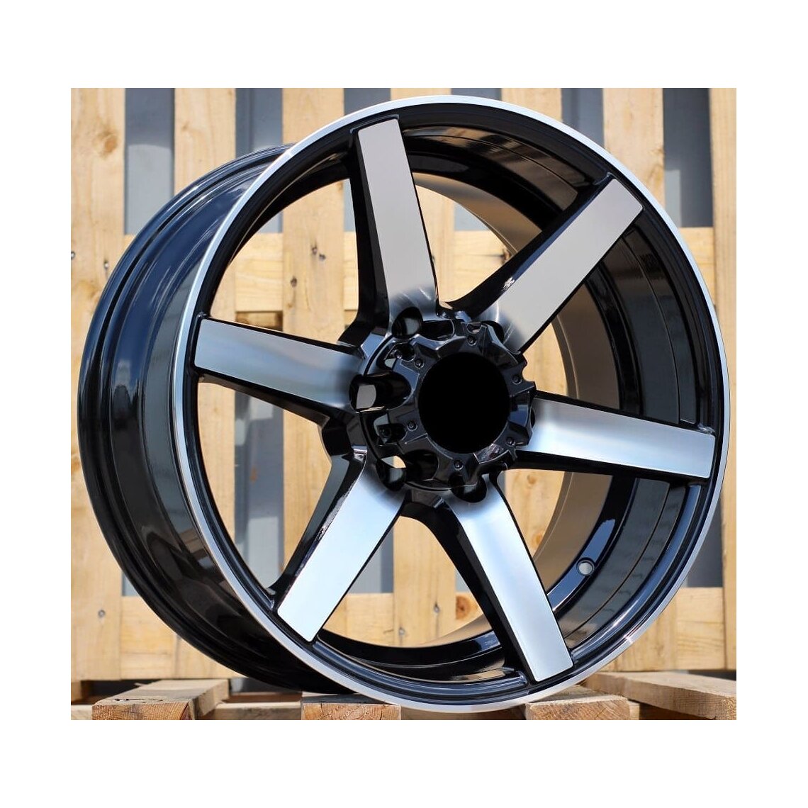 4x4 6112 9x20 6x139.7 ET10 Black Face Machined