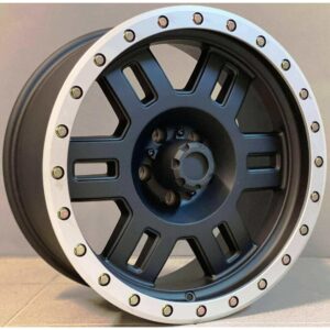 4x4 6222 9x18 5x114.3 ET-12 Black Matt Lip