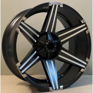 4x4 6238 10x22 5x114.3/127 ET-25 Black Matt