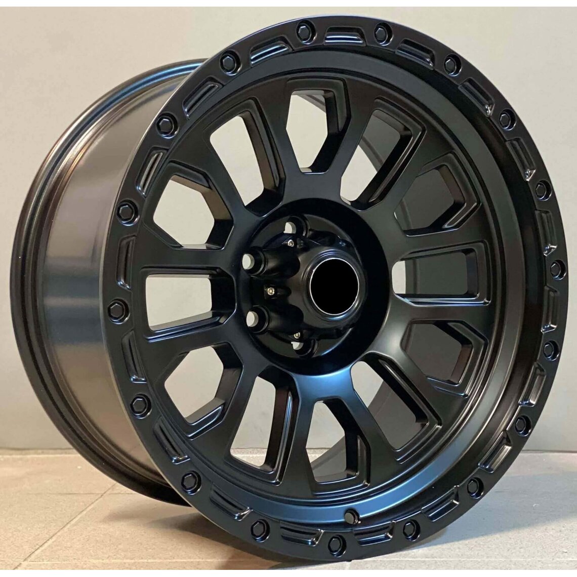 4x4 628 9.5x18 6x114.3 ET0 Black Matt
