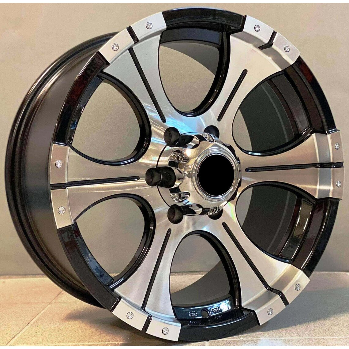4x4 639 8.5x18 6x139.7 ET15 Black Face Machined