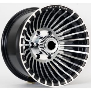 4x4 6916 8x15 6x139.7 ET-45 Black Face Machined