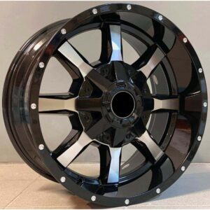 4x4 8037 9x18 5x120/127 ET0 Black Face Machined