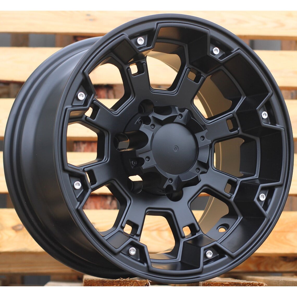 4x4 8068 8x15 6x139.7 ET-10 Black Matt
