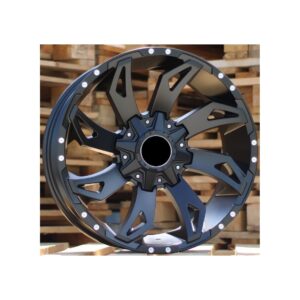 4x4 8075 9x20 6x135/139.7 ET0 Black Matt Lip