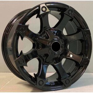 4x4 816 8.5x17 5x127/139.7 ET0 Black Glossy
