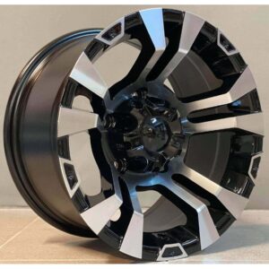 4x4 859 8x15 5x139.7 ET-13 Black Face Machined