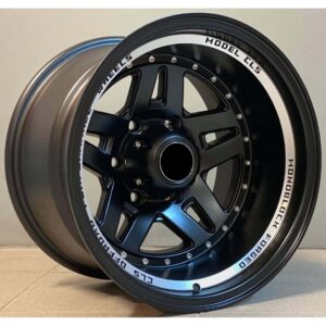 4x4 936 8.5x16 6x139.7 ET-27 Black Matt Lip