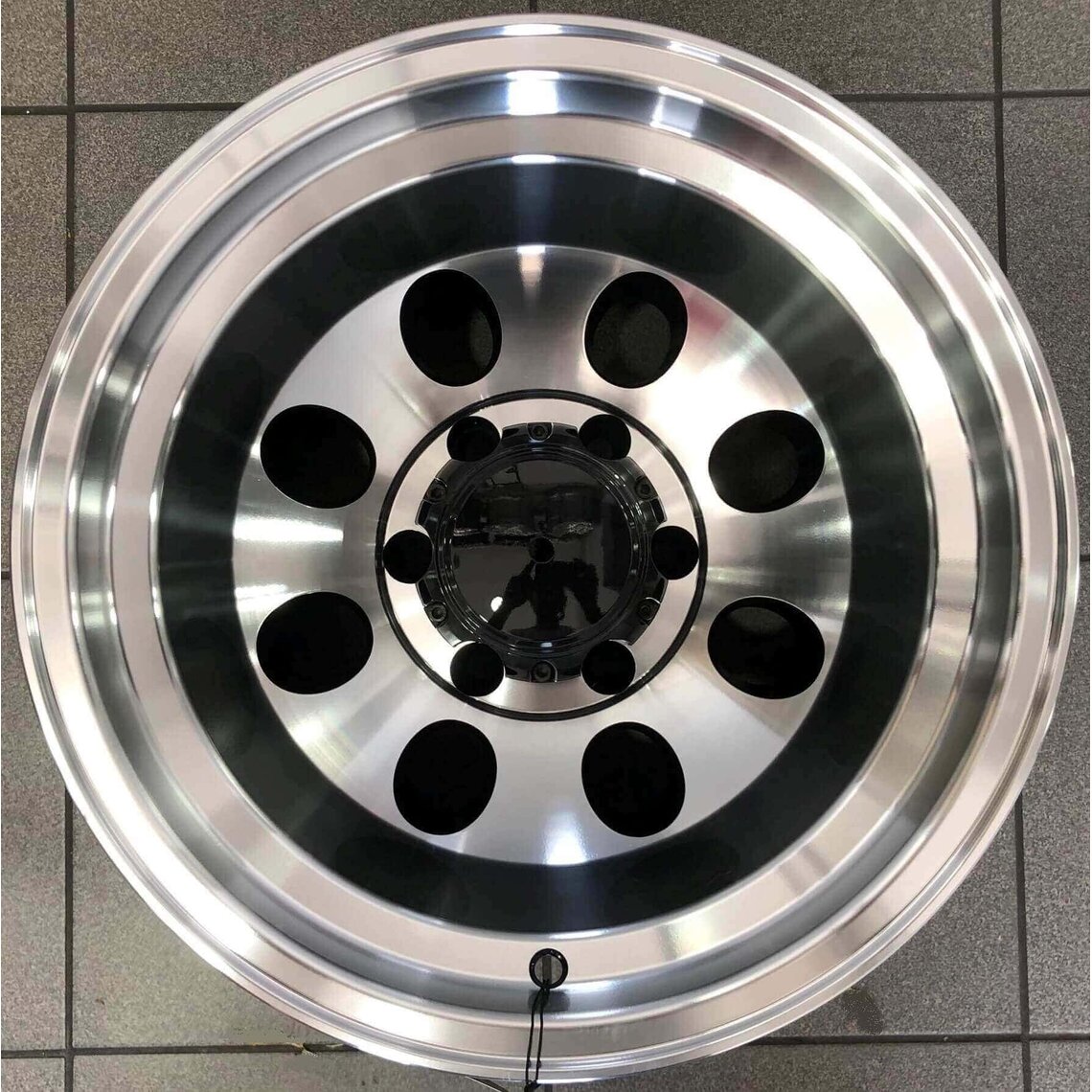4x4 997 12x15 6x139.7 ET-70 Black Face Machined