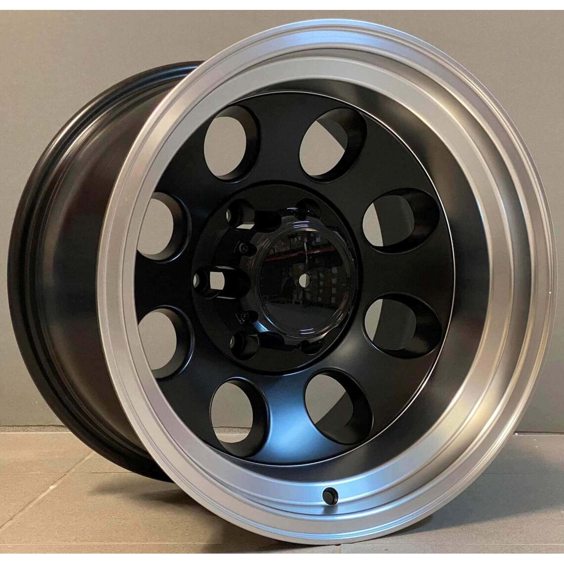 4x4 997 12x15 6x139.7 ET-70 Black Matt Lip