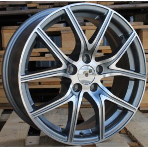 Alfa Romeo Style 165 6.5x16 5x98 ET38 Gun Metal Face Machined