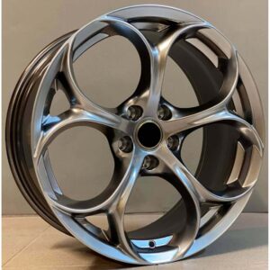 Alfa Romeo Style 1664 8x18 5x110 ET33 Hyper Black