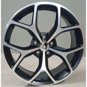 Alfa Romeo Style 261 8x18 5x110 ET40 Black Matt Face Machined
