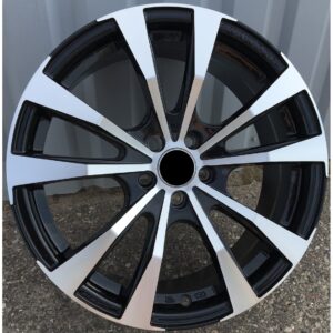 Alfa Romeo Style 354 7x17 5x98 ET42 Black Face Machined