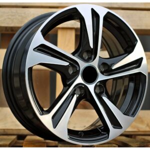 Alfa Romeo Style 5832 6.5x16 5x98 ET25 Black Face Machined