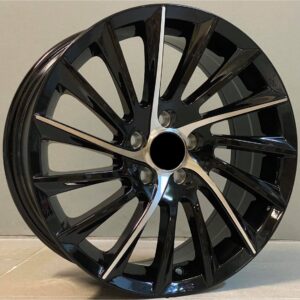 Alfa Romeo Style 640 7x16 5x98 ET35 Black Face Machined